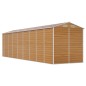 vidaXL Caseta de jardín acero galvanizado marrón claro 191x725x198 cm vidaXL Caseta de jardín acero galvanizado marrón claro 191x725x198 cm