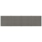vidaXL Paneles de pared 12 uds tela gris claro 60x15 cm 1,08 m² vidaXL Paneles de pared 12 uds tela gris claro 60x15 cm 1,08 m²