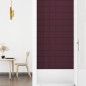 vidaXL Paneles de pared 12 uds tela morado 90x15 cm 1,62 m² vidaXL Paneles de pared 12 uds tela morado 90x15 cm 1,62 m²