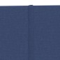 vidaXL Paneles de pared 12 uds tela azul 90x15 cm 1,62 m² vidaXL Paneles de pared 12 uds tela azul 90x15 cm 1,62 m²