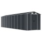 vidaXL Cobertizo de jardín acero galvanizado antracita 191x810x198 cm vidaXL Cobertizo de jardín acero galvanizado antracita 191x810x198 cm