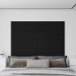 vidaXL Paneles de pared 12 uds tela negro 90x30 cm 3,24 m² vidaXL Paneles de pared 12 uds tela negro 90x30 cm 3,24 m²