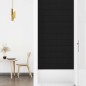 vidaXL Paneles de pared 12 uds tela negro 90x30 cm 3,24 m² vidaXL Paneles de pared 12 uds tela negro 90x30 cm 3,24 m²