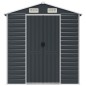 vidaXL Cobertizo de jardín acero galvanizado antracita 191x810x198 cm vidaXL Cobertizo de jardín acero galvanizado antracita 191x810x198 cm