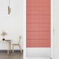 vidaXL Paneles de pared 12 uds terciopelo rosa 90x30 cm 3,24 m² vidaXL Paneles de pared 12 uds terciopelo rosa 90x30 cm 3,24 m²