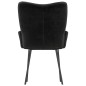 vidaXL Sillas de comedor 2 unidades terciopelo negro vidaXL Sillas de comedor 2 unidades terciopelo negro
