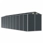 vidaXL Cobertizo de jardín acero galvanizado antracita 191x810x198 cm vidaXL Cobertizo de jardín acero galvanizado antracita 191x810x198 cm
