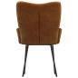 vidaXL Sillas de comedor 2 unidades terciopelo marrón vidaXL Sillas de comedor 2 unidades terciopelo marrón