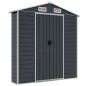 vidaXL Cobertizo de jardín acero galvanizado antracita 191x810x198 cm vidaXL Cobertizo de jardín acero galvanizado antracita 191x810x198 cm
