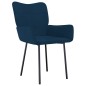 vidaXL Sillas de comedor 2 unidades terciopelo azul