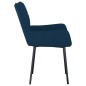 vidaXL Sillas de comedor 2 unidades terciopelo azul