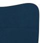 vidaXL Sillas de comedor 2 unidades terciopelo azul