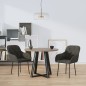vidaXL Sillas de comedor 2 unidades terciopelo gris oscuro vidaXL Sillas de comedor 2 unidades terciopelo gris oscuro