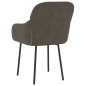 vidaXL Sillas de comedor 2 unidades terciopelo gris oscuro vidaXL Sillas de comedor 2 unidades terciopelo gris oscuro