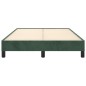 vidaXL Estructura de cama de terciopelo verde 120x200 cm