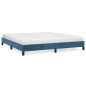 vidaXL Estructura de cama de terciopelo azul 160x200 cm vidaXL Estructura de cama de terciopelo azul 160x200 cm