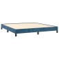 vidaXL Estructura de cama de terciopelo azul 160x200 cm vidaXL Estructura de cama de terciopelo azul 160x200 cm