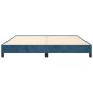 vidaXL Estructura de cama de terciopelo azul 160x200 cm vidaXL Estructura de cama de terciopelo azul 160x200 cm
