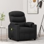 vidaXL Sillón de masaje de tela negro vidaXL Sillón de masaje de tela negro