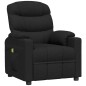 vidaXL Sillón de masaje de tela negro vidaXL Sillón de masaje de tela negro