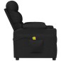 vidaXL Sillón de masaje de tela negro vidaXL Sillón de masaje de tela negro