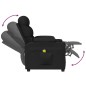 vidaXL Sillón de masaje de tela negro vidaXL Sillón de masaje de tela negro