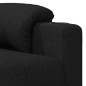 vidaXL Sillón de masaje de tela negro vidaXL Sillón de masaje de tela negro