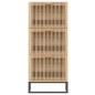 vidaXL Mueble zapatero madera contrachapada 52x25x120 cm