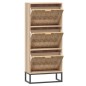 vidaXL Mueble zapatero madera contrachapada 52x25x120 cm