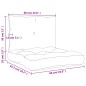 vidaXL Cojines para palés 2 unidades tela Oxford turquesa vidaXL Cojines para palés 2 unidades tela Oxford turquesa