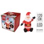 Ambiance Papá Noel inflable LED 120 cm Ambiance Papá Noel inflable LED 120 cm