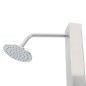 vidaXL Ducha de jardín con plato acero inoxidable WPC vidaXL Ducha de jardín con plato acero inoxidable WPC