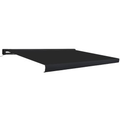 vidaXL Toldo de carrete motorizado gris antracita 350x250 cm