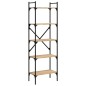 vidaXL Librería de 5 estantes madera roble Sonoma 56x31,5x174 cm vidaXL Librería de 5 estantes madera roble Sonoma 56x31,5x174 cm