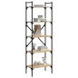 vidaXL Librería de 5 estantes madera roble Sonoma 56x31,5x174 cm vidaXL Librería de 5 estantes madera roble Sonoma 56x31,5x174 cm