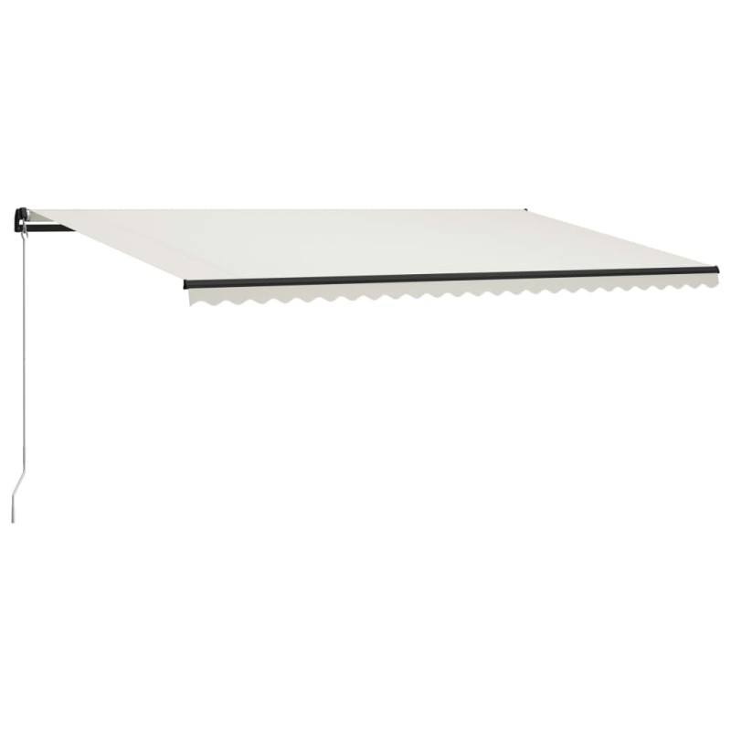 vidaXL Toldo manual retráctil color crema 600x300 cm vidaXL Toldo manual retráctil color crema 600x300 cm