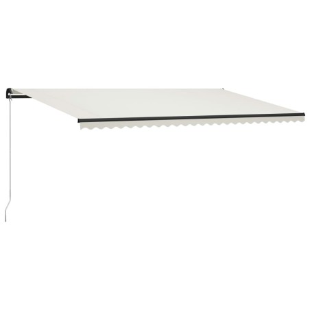 vidaXL Toldo manual retráctil color crema 600x300 cm