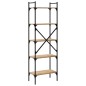 vidaXL Librería de 5 estantes madera roble Sonoma 56x31,5x174 cm vidaXL Librería de 5 estantes madera roble Sonoma 56x31,5x174 cm