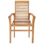 vidaXL Conjunto de comedor de jardín 7 piezas madera maciza de teca vidaXL Conjunto de comedor de jardín 7 piezas madera maciza de teca