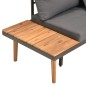 vidaXL Set de muebles de jardín 4 piezas con cojines madera de acacia vidaXL Set de muebles de jardín 4 piezas con cojines madera de acacia