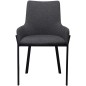 vidaXL Sillas de comedor 2 unidades tela gris oscuro vidaXL Sillas de comedor 2 unidades tela gris oscuro