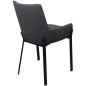 vidaXL Sillas de comedor 2 unidades tela gris oscuro vidaXL Sillas de comedor 2 unidades tela gris oscuro