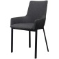 vidaXL Sillas de comedor 2 unidades tela gris oscuro vidaXL Sillas de comedor 2 unidades tela gris oscuro