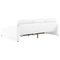 vidaXL Sofá cama modular de 3 plazas de cuero sintético blanco vidaXL Sofá cama modular de 3 plazas de cuero sintético blanco