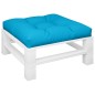 vidaXL Cojín para sofá de palets de tela azul 80x80x12 cm vidaXL Cojín para sofá de palets de tela azul 80x80x12 cm