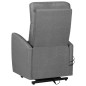 vidaXL Sillón de masaje elevable tela gris claro vidaXL Sillón de masaje elevable tela gris claro