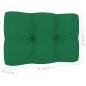 vidaXL Silla de jardín y cojines verde madera pino impregnada vidaXL Silla de jardín y cojines verde madera pino impregnada