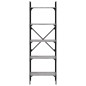 vidaXL Librería de 5 estantes madera gris Sonoma 56x31,5x174 cm