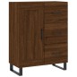 vidaXL Aparador alto madera contrachapada marrón roble 69,5x34x180 cm vidaXL Aparador alto madera contrachapada marrón roble 69,5x34x180 cm