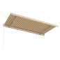 vidaXL Toldo retráctil automático amarillo y blanco 500x300 cm vidaXL Toldo retráctil automático amarillo y blanco 500x300 cm